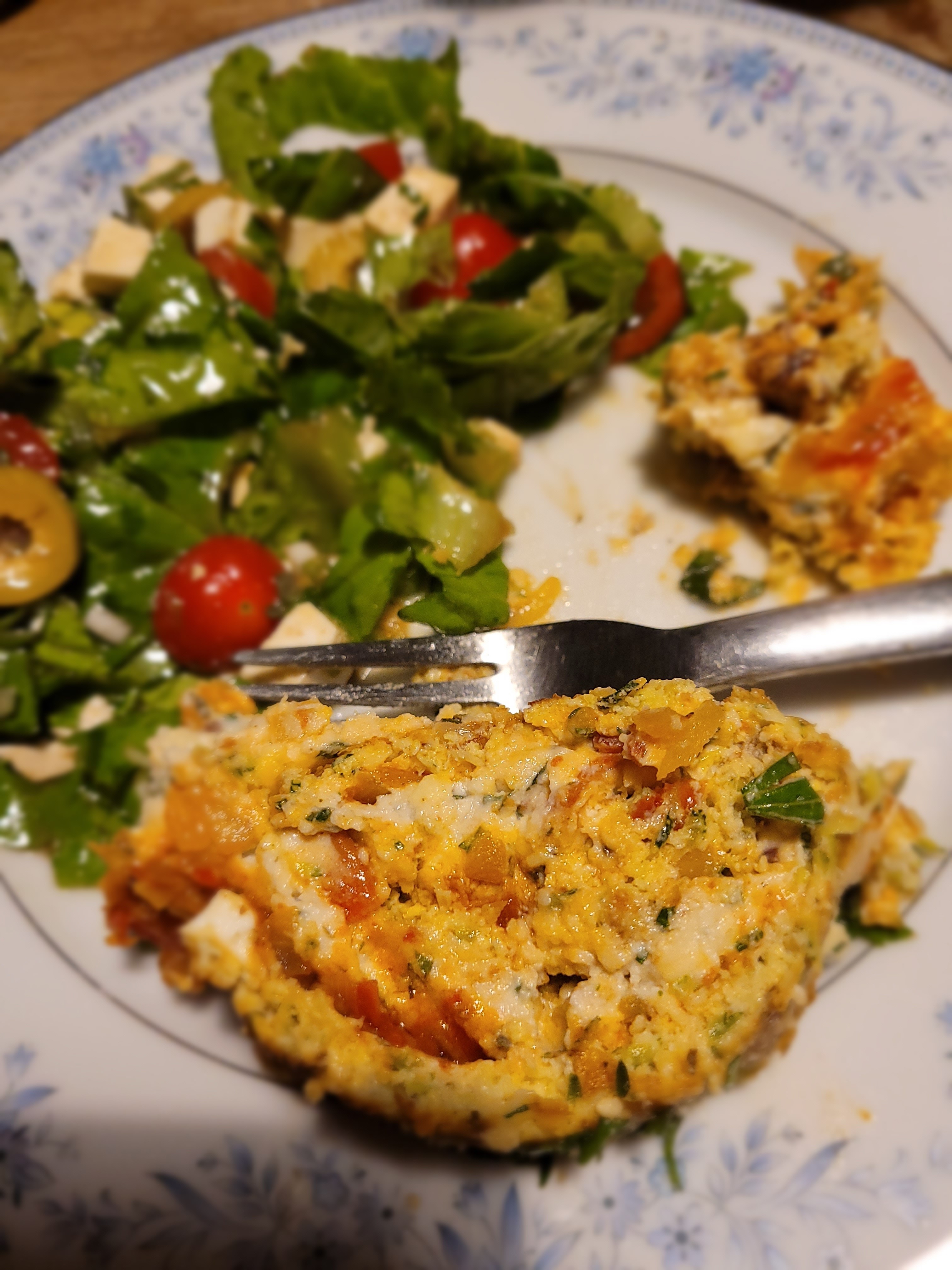 Mediterranean Courgette Roulade