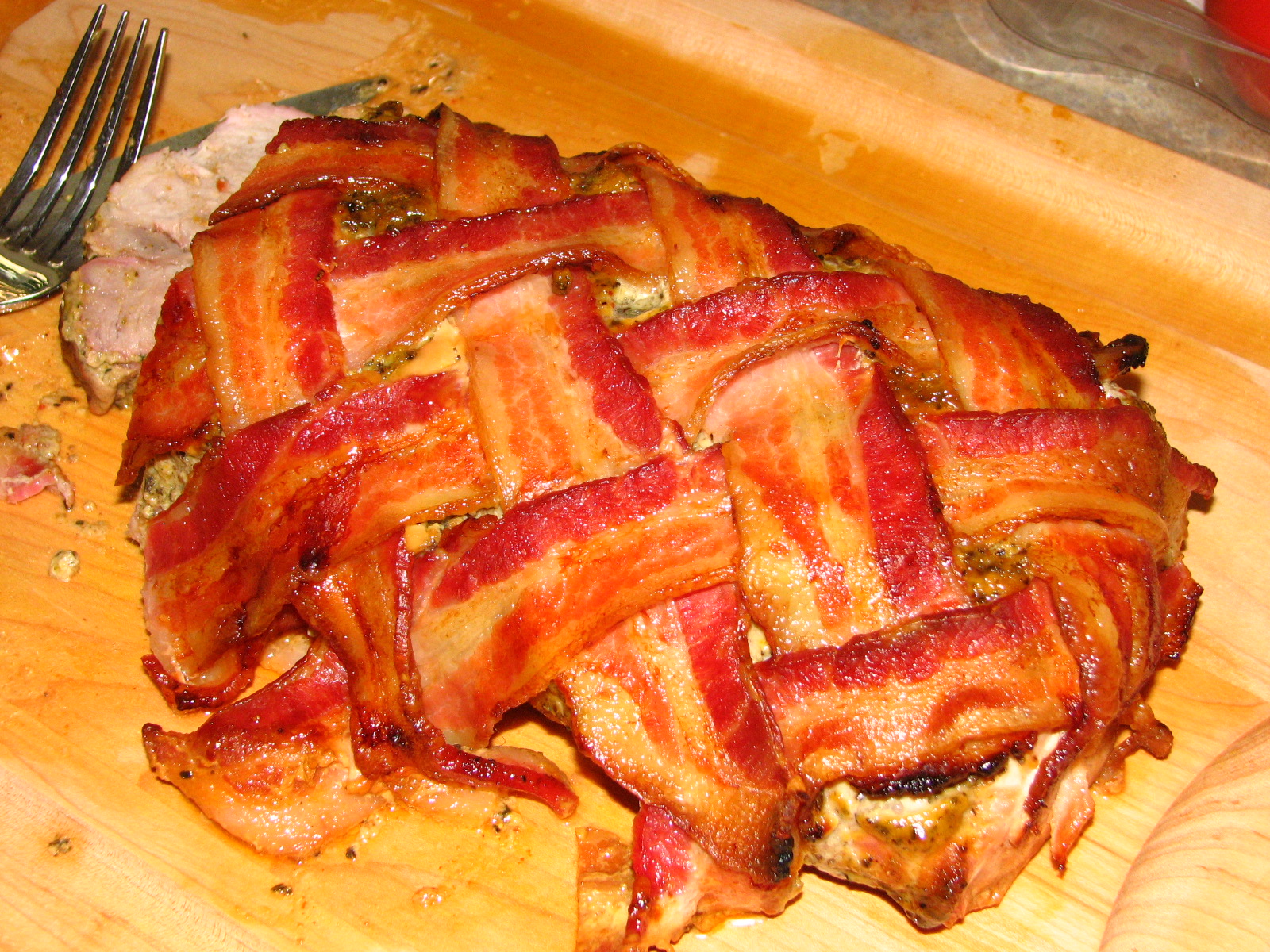 Bacon Wrapped Adobo Pork Loin Roast BigOven