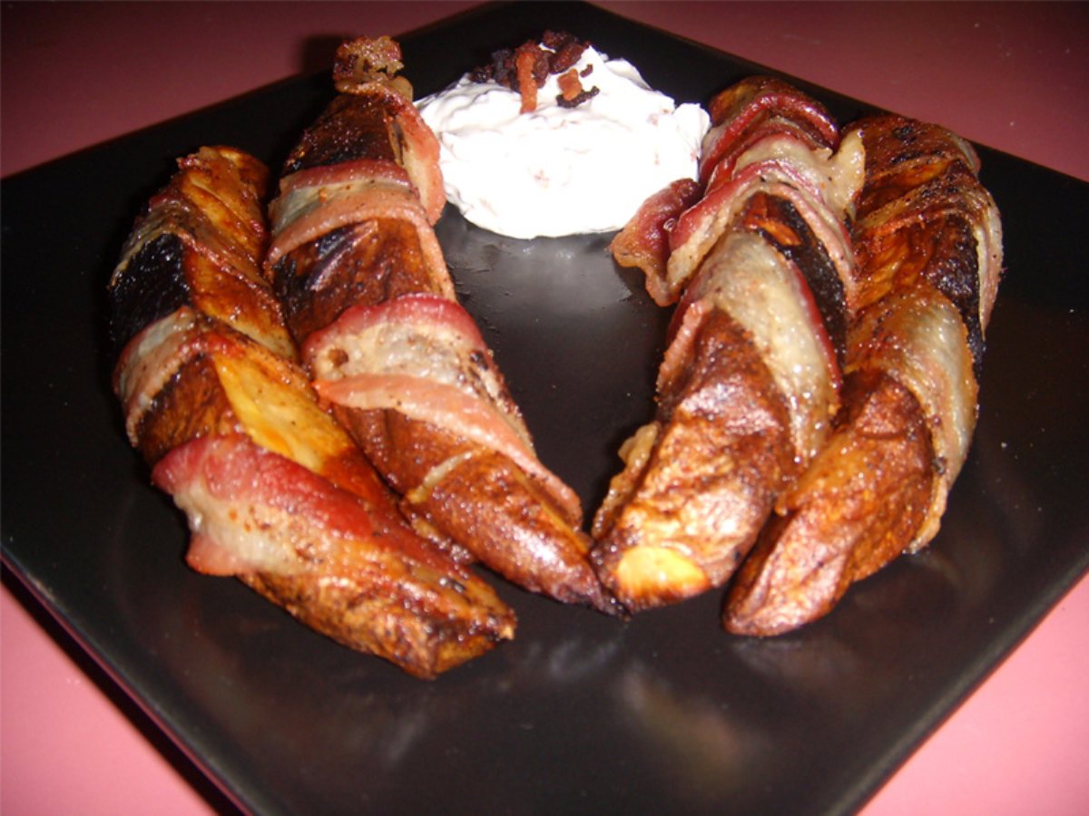 Bacon Wrapped Steak Fries BigOven