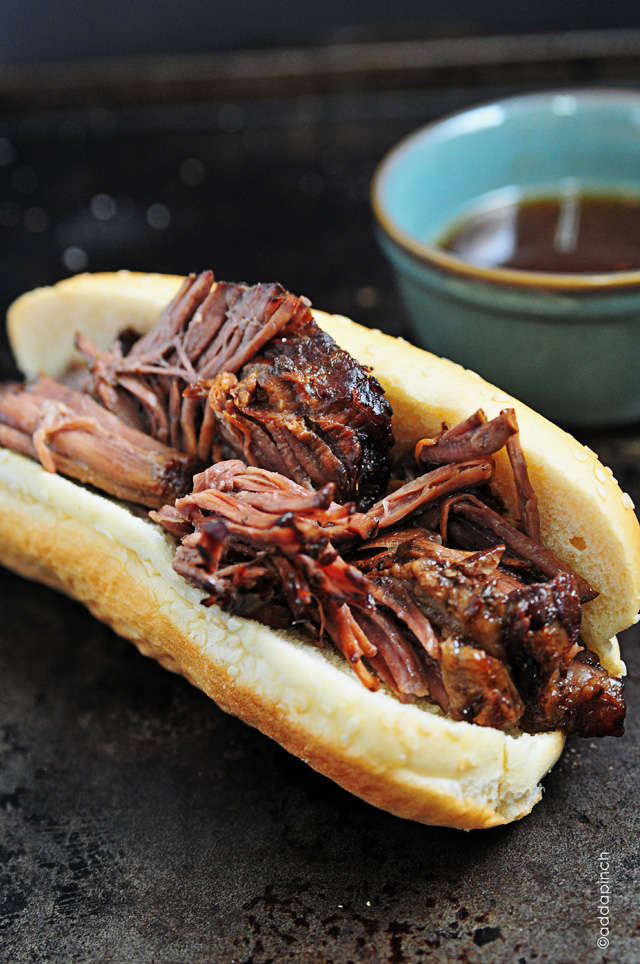 Balsamic Roast Beef French Dip Sandwich BigOven