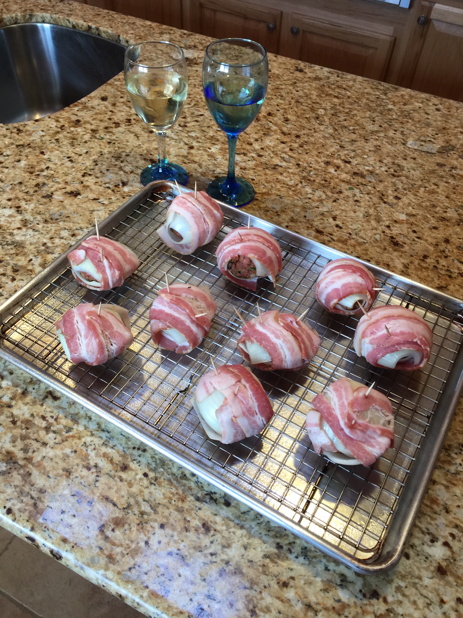 BBQ Meatball Onion Bombs BigOven