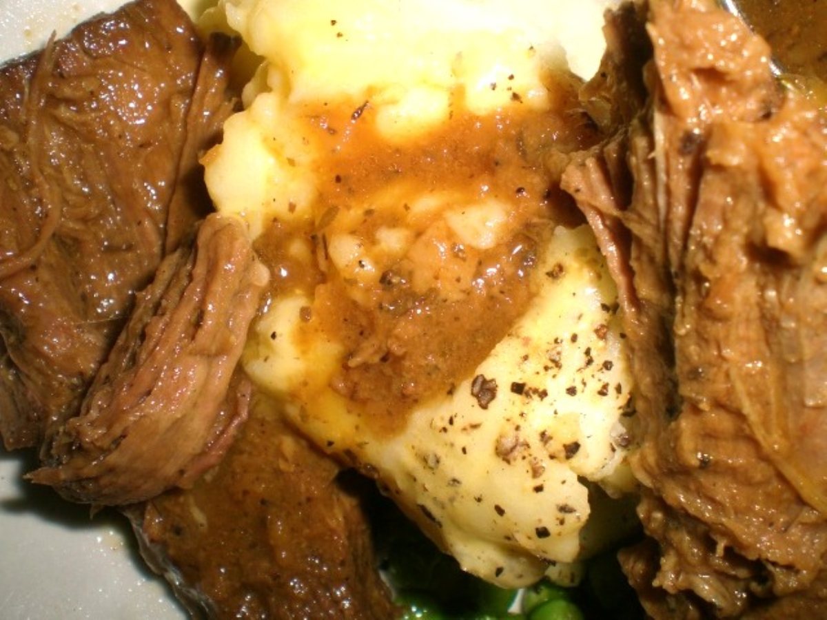 Beef Pot Roast w/Red Wine Gravy BigOven
