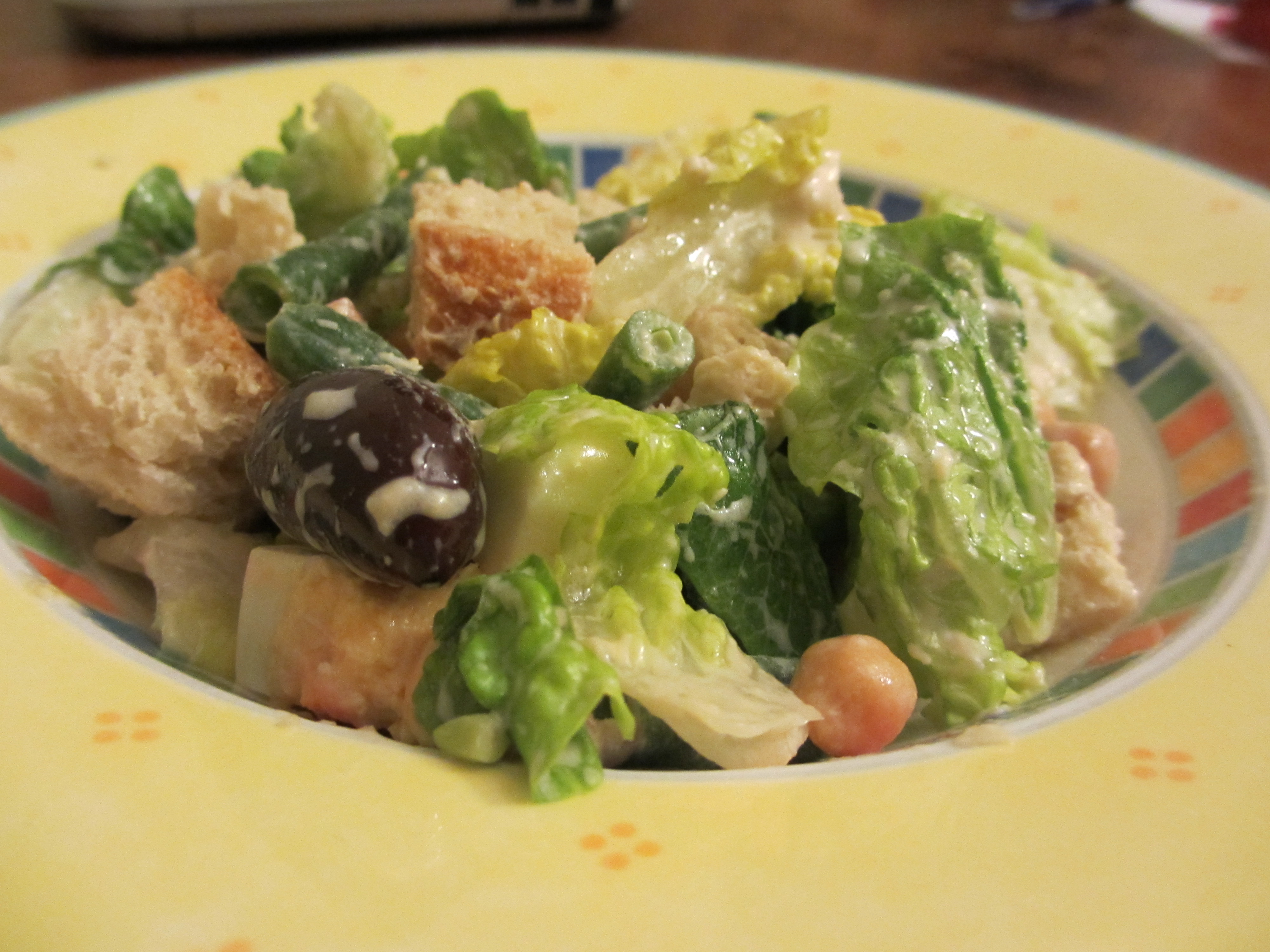 Caesar Salad with Healthy, Low Fat, Egg free dressing - BigOven