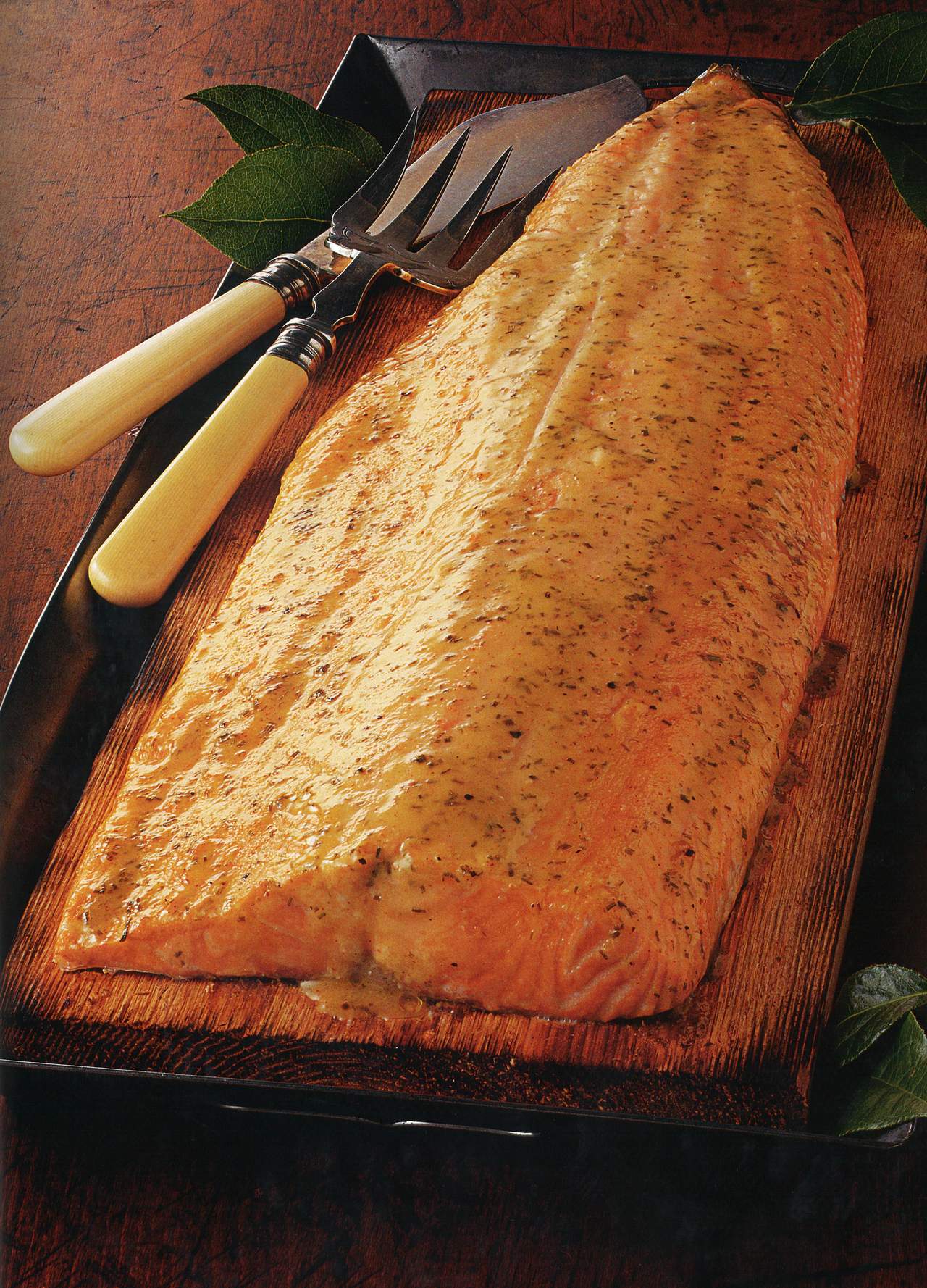 CedarPlanked Salmon with HoneyLime Dressing  BigOven