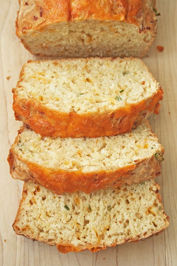 Cheesy Beer Quick Bread