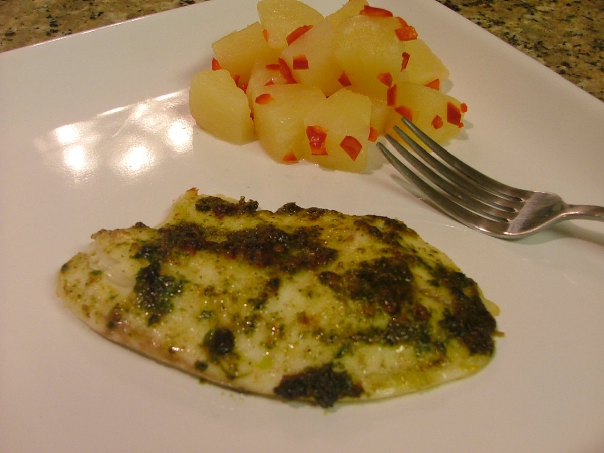 Cilantro-Chipotle Tilapia 