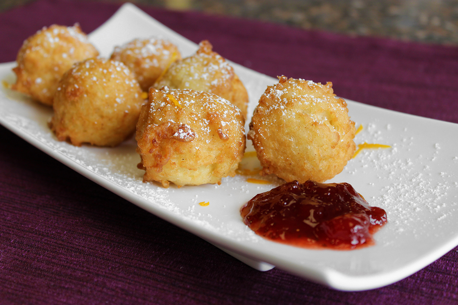 Cinnamon Rice Fritters
