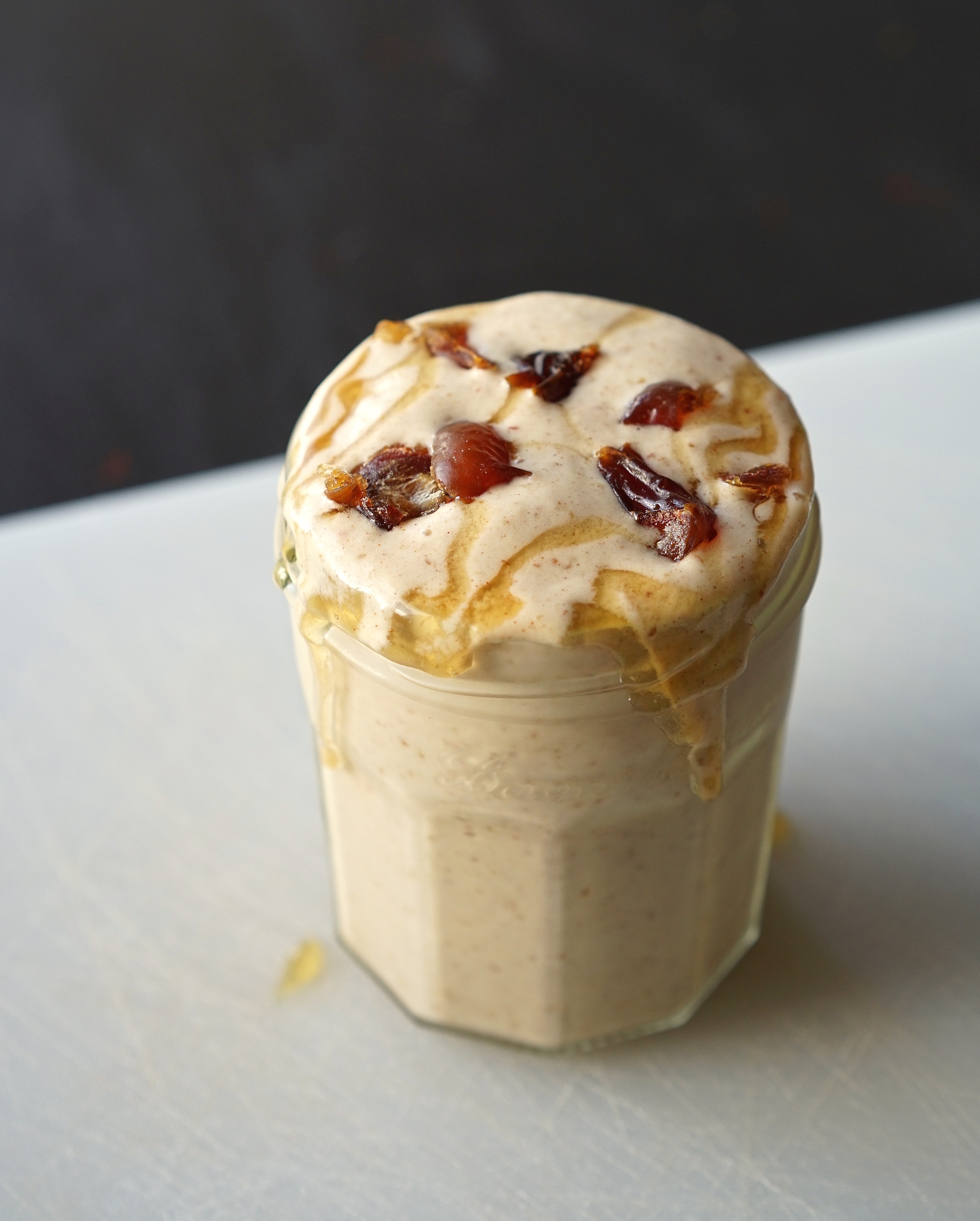 Cinnamon Tahini Date Shake