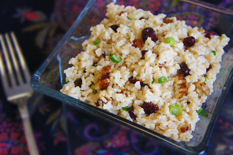Cranberry Pecan Rice Pilaf
