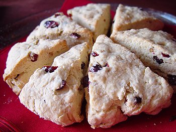 Cranberry Pine Nut Scones