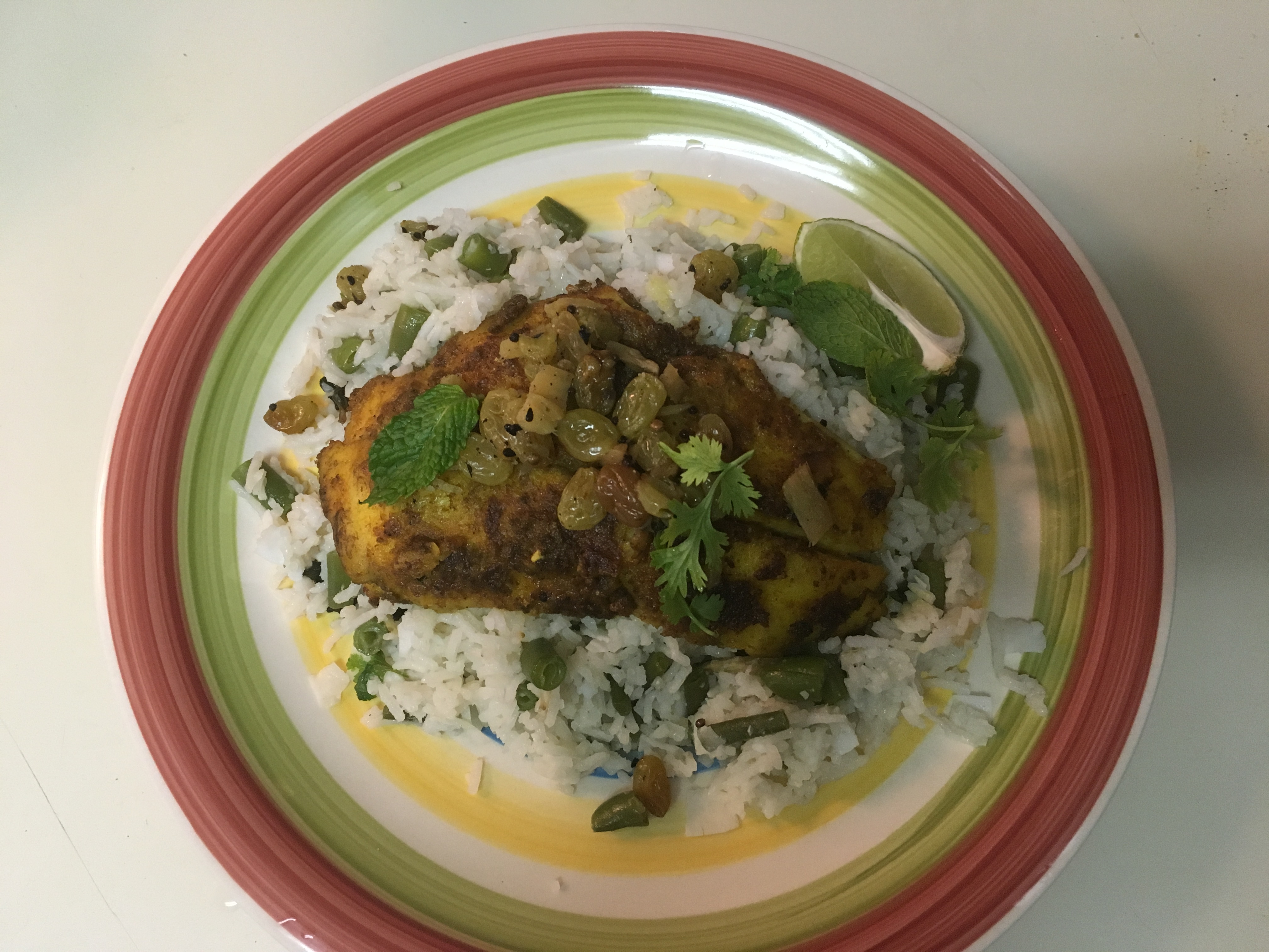 Curried Catfish & Coconut Rice BigOven