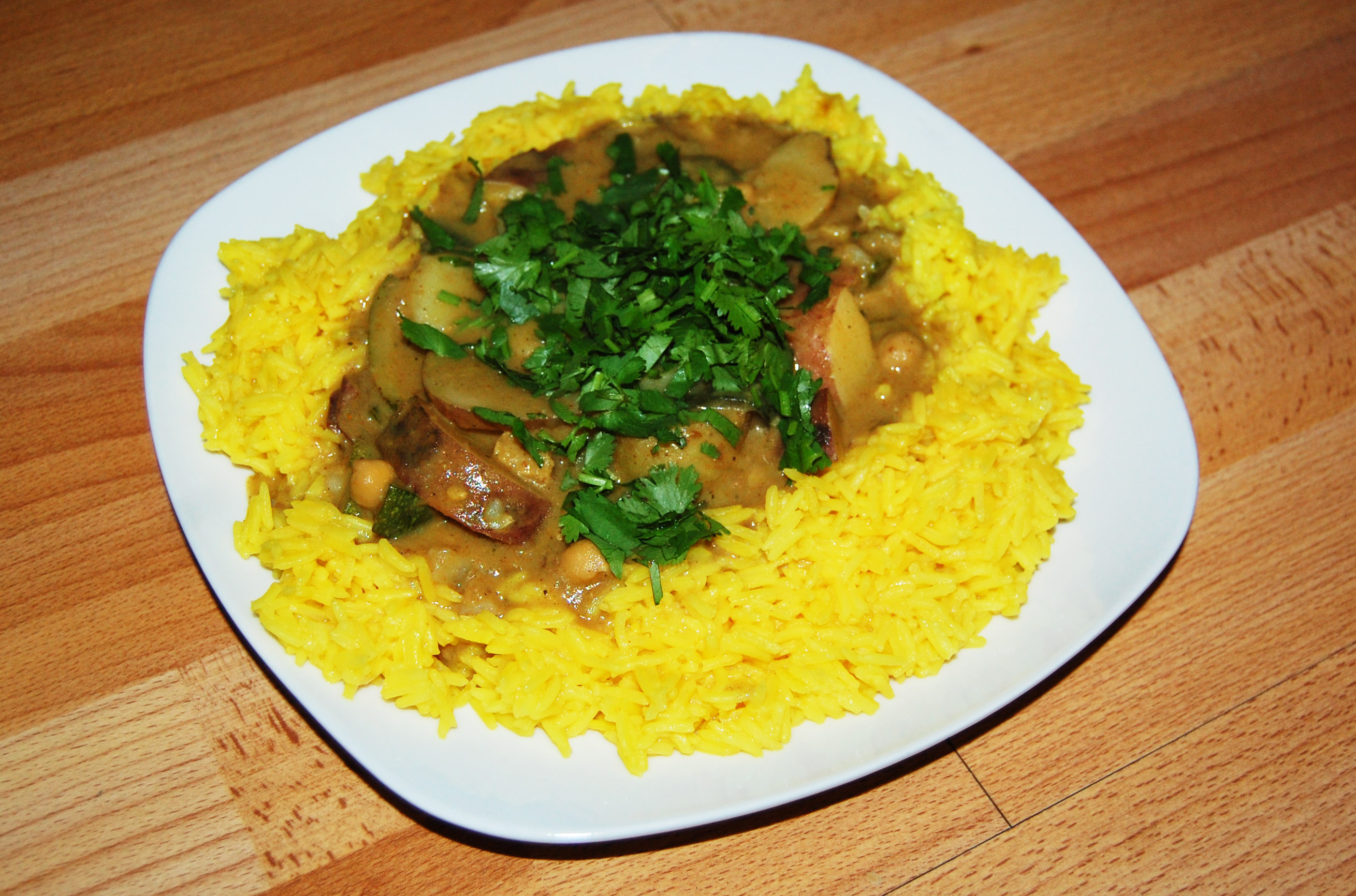 Curried Garbanzo Beans