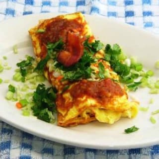 Bacon Omelette - Lightened