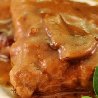 Baked Fake Steak with Gravy