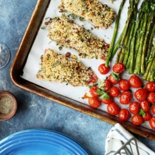 Baklava Salmon With Asparagus