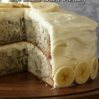 Banana Cake with Cream Cheese Frosting