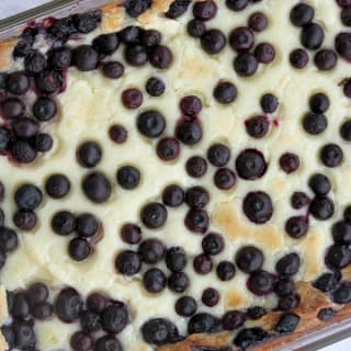 Blueberry Gooey Butter Cake