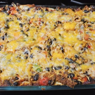 Butternut Squash Enchilada Casserole