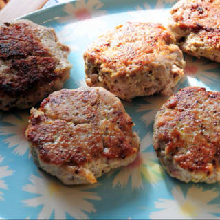 Cheddar cheese and lemon zest burger