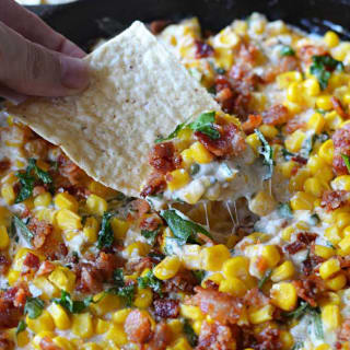 Cheesy Bacon Jalapeno Corn Dip