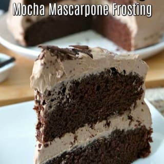 Chocolate Cake with Mocha Mascarpone Frosting