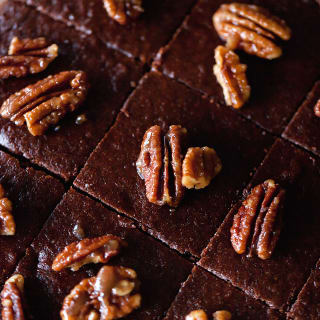 Chocolate, pumpkin and almond butter brownies