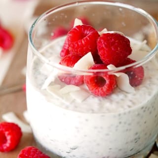 Coconut Cream Chia Seed Pudding