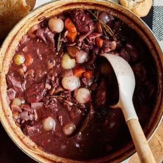 Coq au Vin With Cocoa Powder