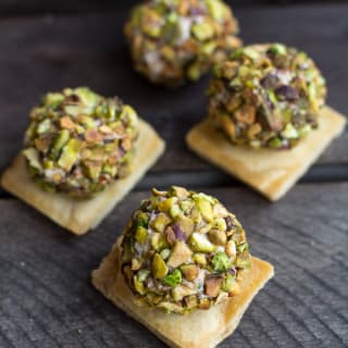 Crazy Greek Feta, Sun-Dried Tomato and Pistachio Truffles