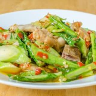 Crockpot Fiery Pork and Bok Choy Stir-Fry