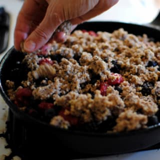 Crumble aux petits fruits