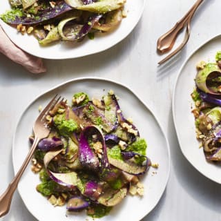 Eggplant Pappardelle