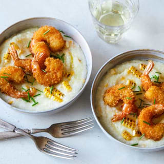 Fried Shrimp and Grits