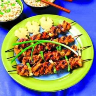 Ginger Chicken Kebabs