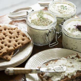 Goat Cheese Spread, Three Ways