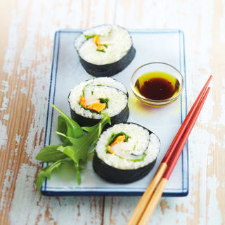 Green Lemon Marinated Scallop Sushi