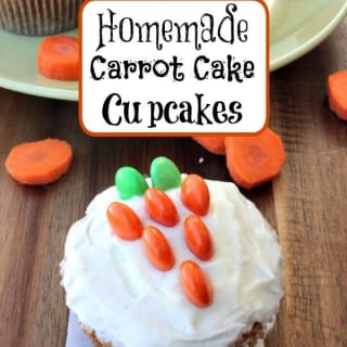 Homemade Carrot Cake Cupcakes