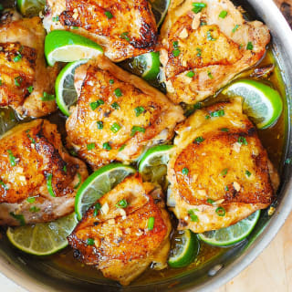 Honey Lime Chicken Thighs