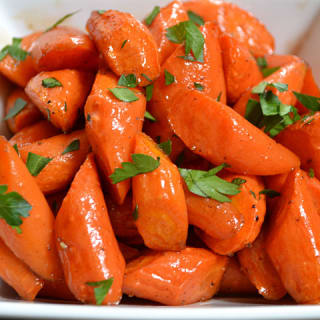 honey balsamic carrots