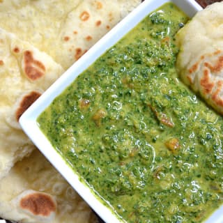 indian style creamed spinach