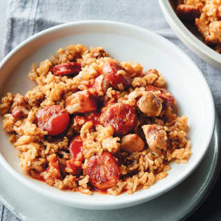 Instant Pot Cajun Chicken and Sausage Jambalaya