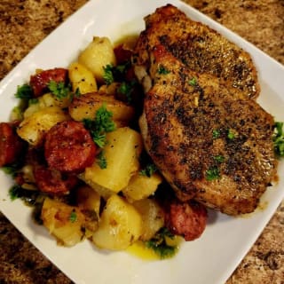 Italian ranch boneless pork chops 