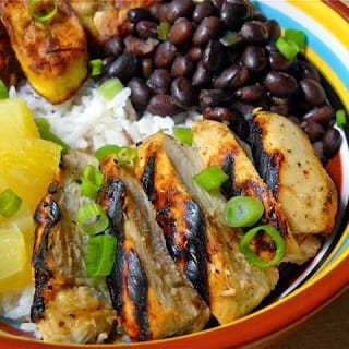 jamaican jerk chicken bowls