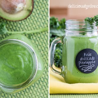 kale piña-covado {protein smoothie}