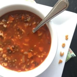 Lentil Alphabet Soup