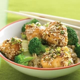 Lighter Sesame Chicken