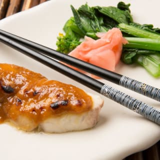 Miso-Glazed Sea Bass