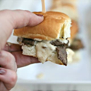 Philly Cheese Steak Sliders