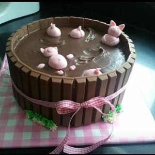 Pigs in a Barrel Cake