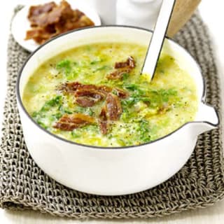 Potato, Cabbage and Bacon Soup